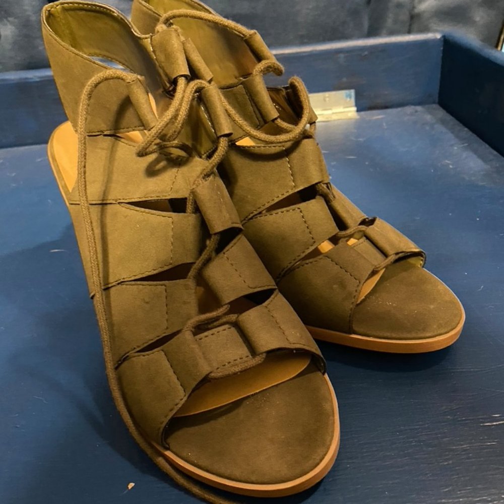 Womens Lace Up Heels